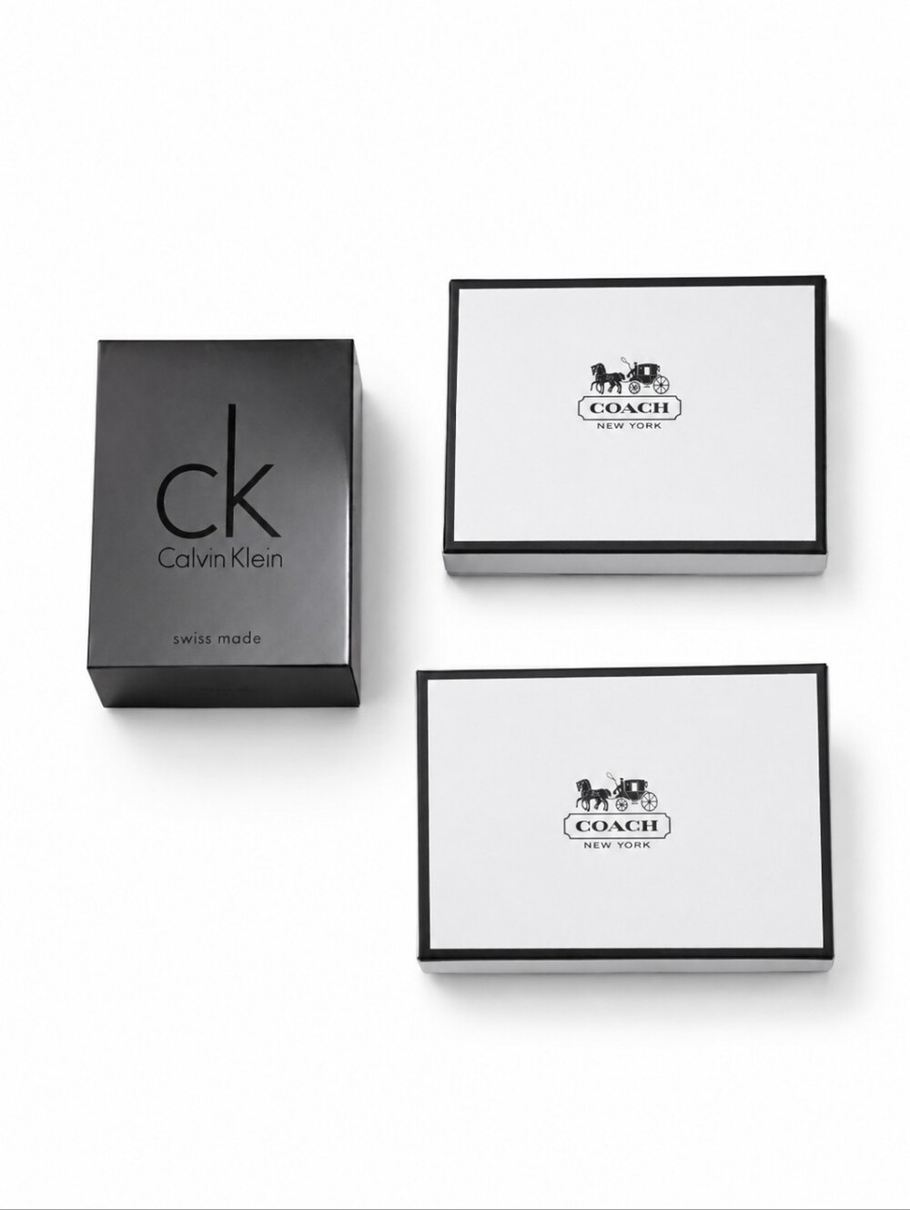 Set of 3 Empty Boxes - Coach &Calvin Klein